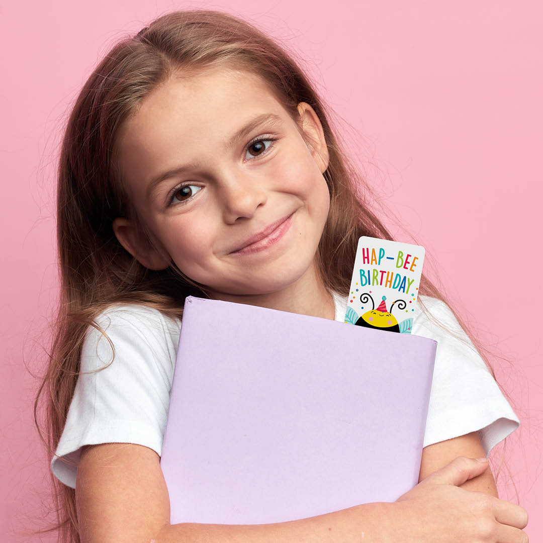 HAP-BEE Birthday Bookmark
