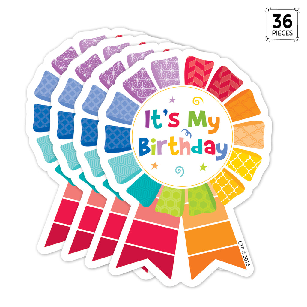 Painted Palette Happy Birthday Badge