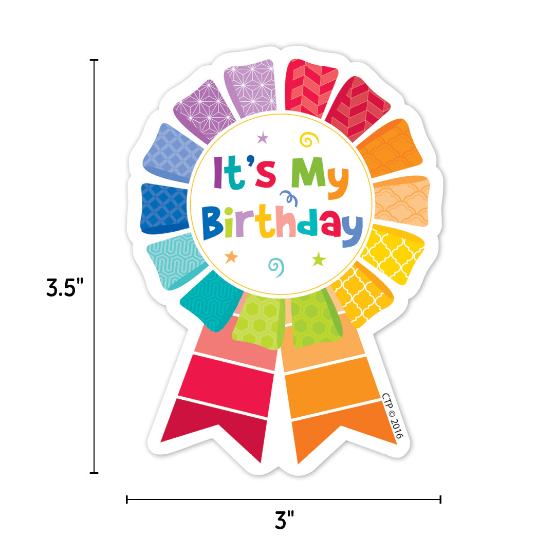 Painted Palette Happy Birthday Badge