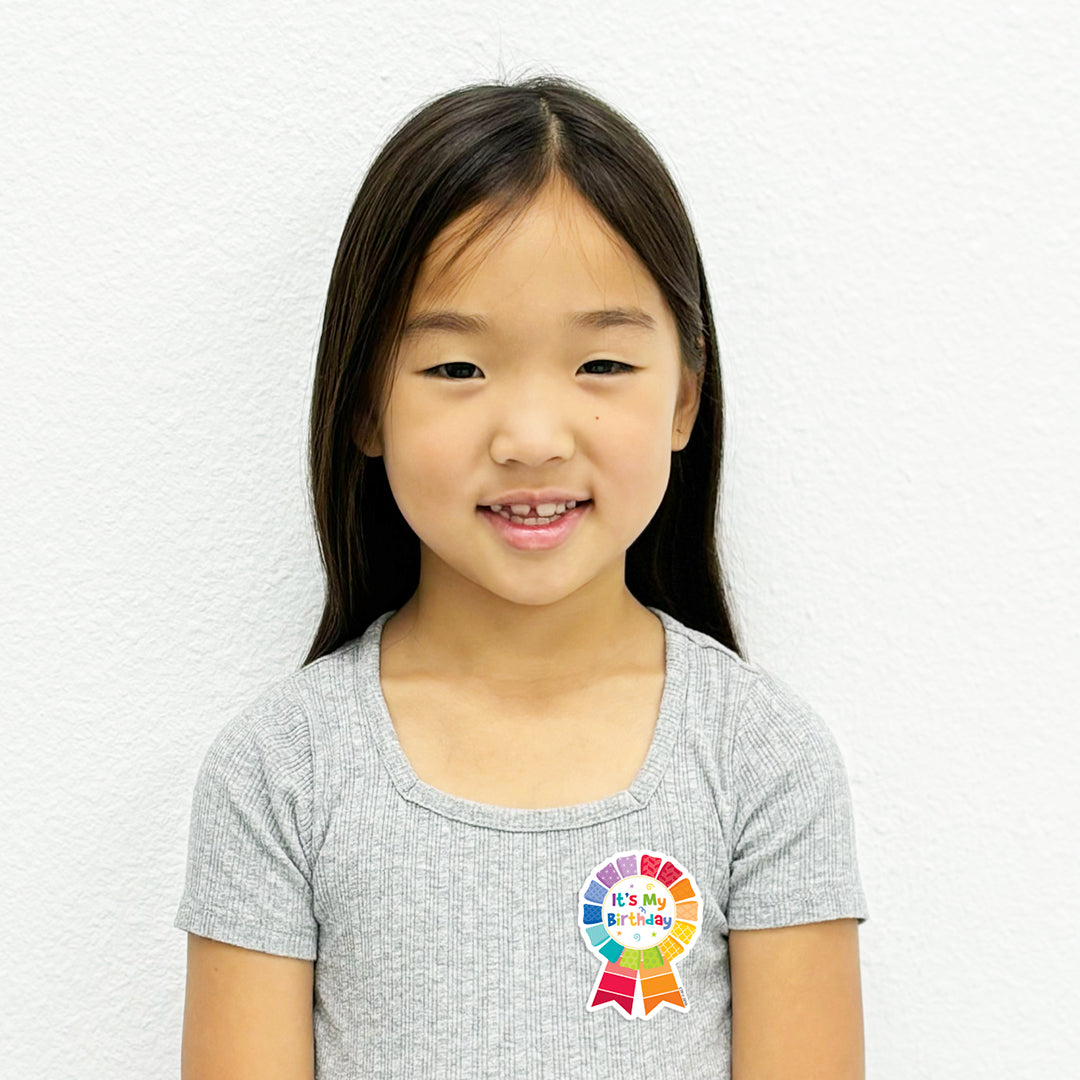 Painted Palette Happy Birthday Badge