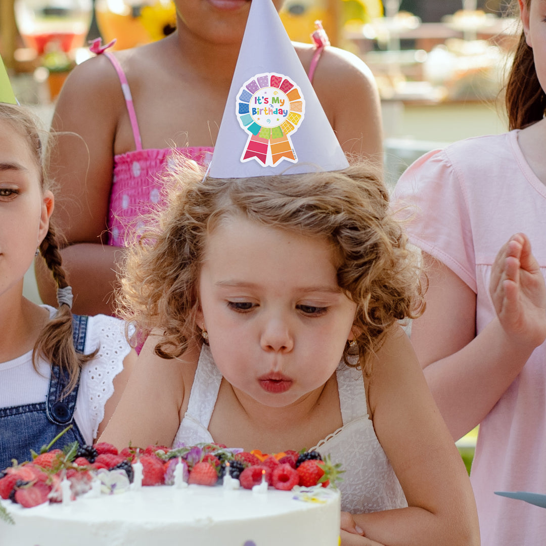 Painted Palette Happy Birthday Badge