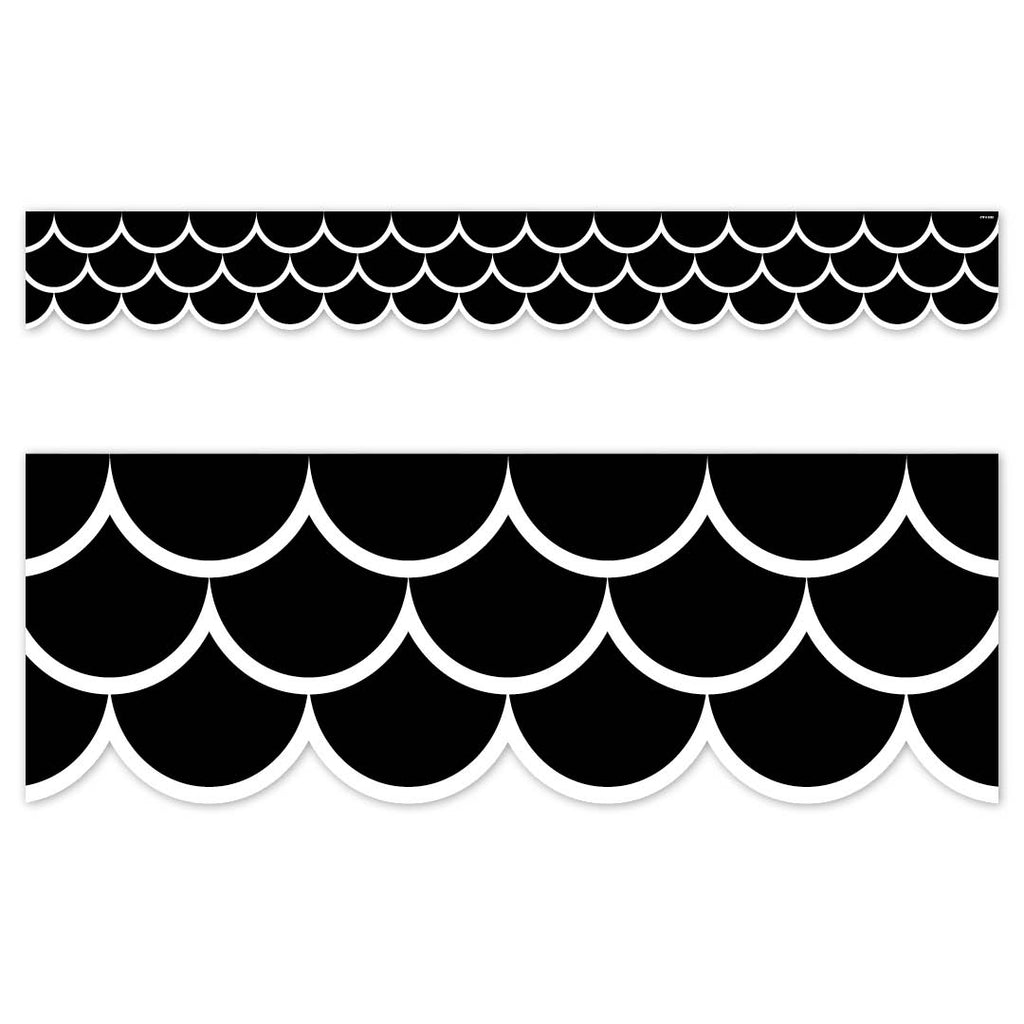 Black Scallops EZ Borders