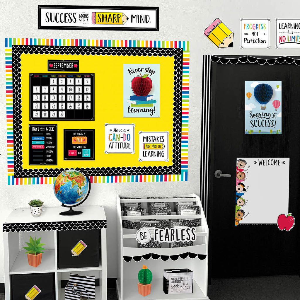 Black Scallops EZ Borders