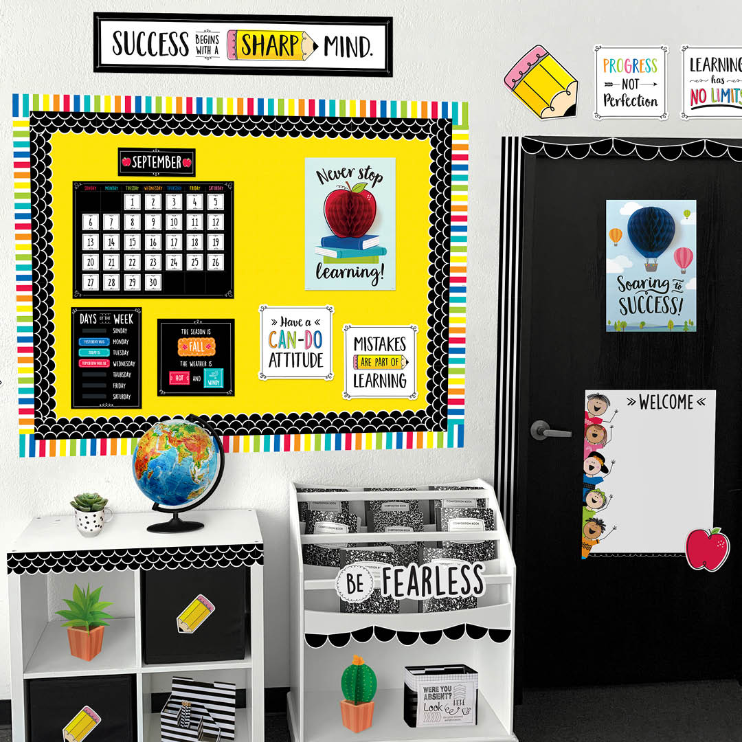 Black Scallops EZ Borders