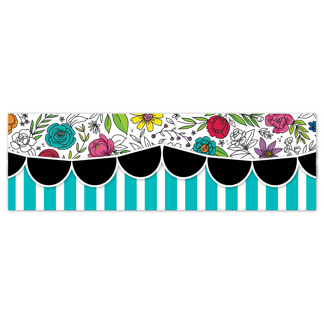 Black Half-dots EZ Borders