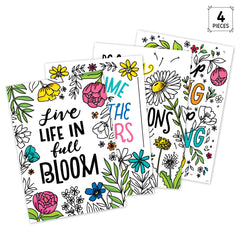 Bright Blooms Inspire U 4-Poster Convenience Pack
