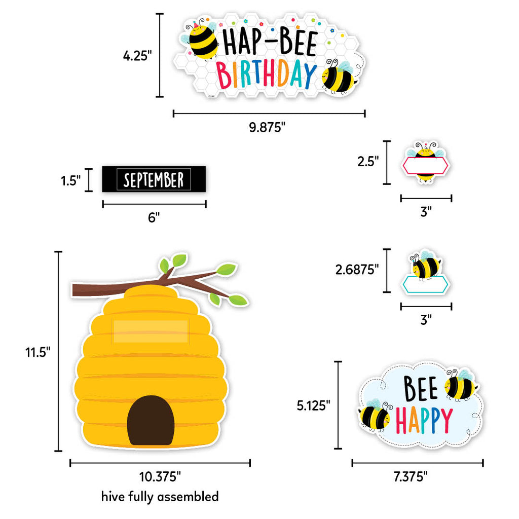 Birthday Bees Mini Bulletin Board Set
