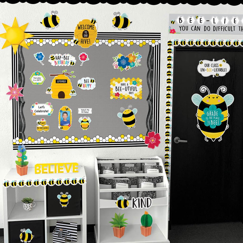 Birthday Bees Mini Bulletin Board Set