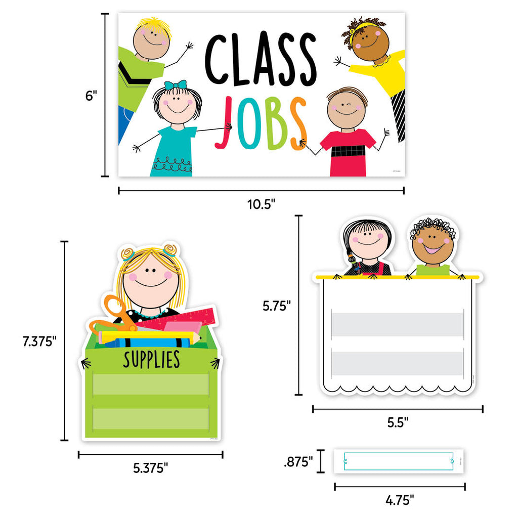 Class Jobs Mini Bulletin Board Set