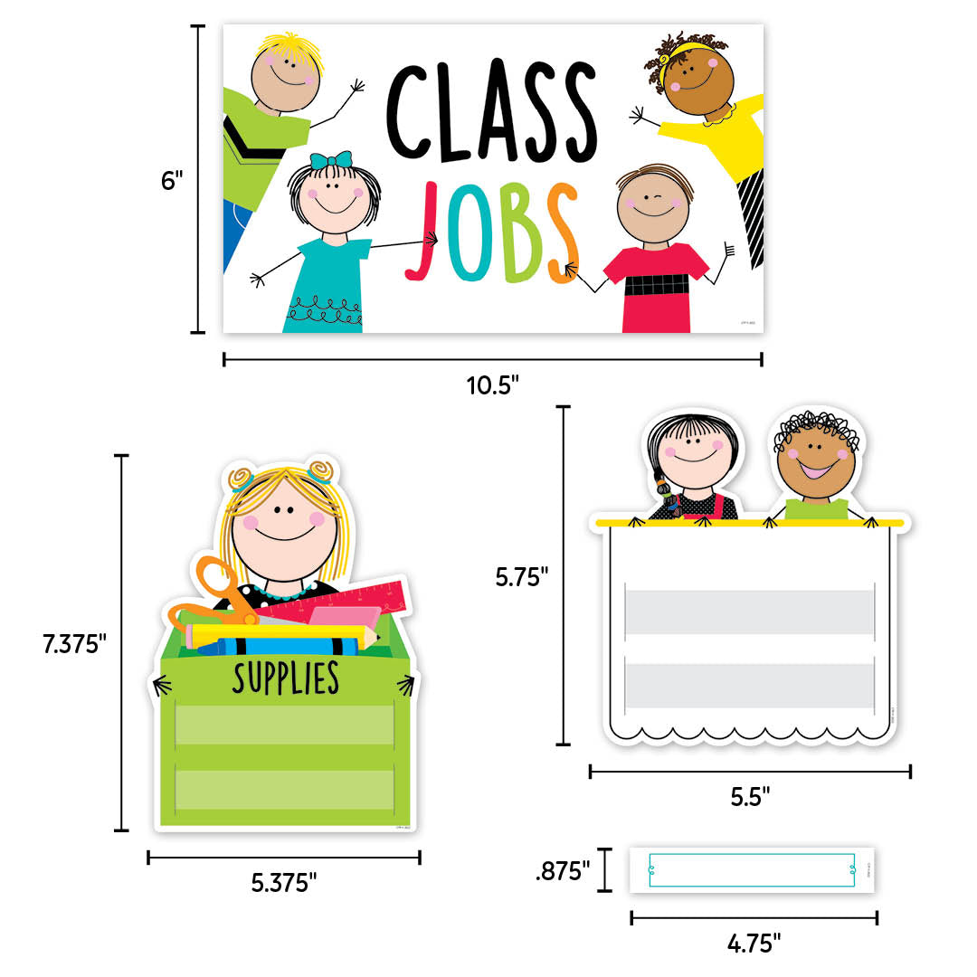 Class Jobs Mini Bulletin Board Set