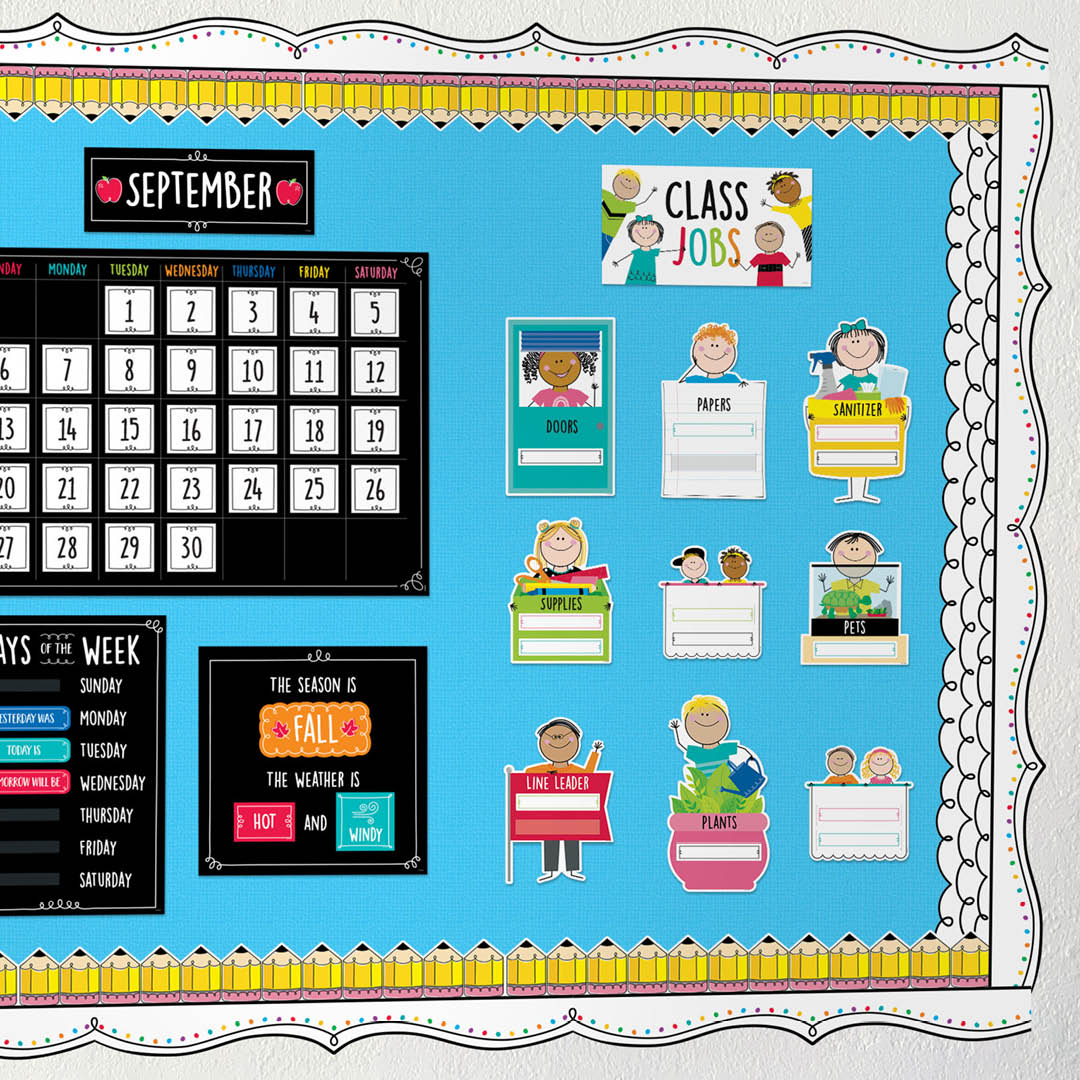 Class Jobs Mini Bulletin Board Set