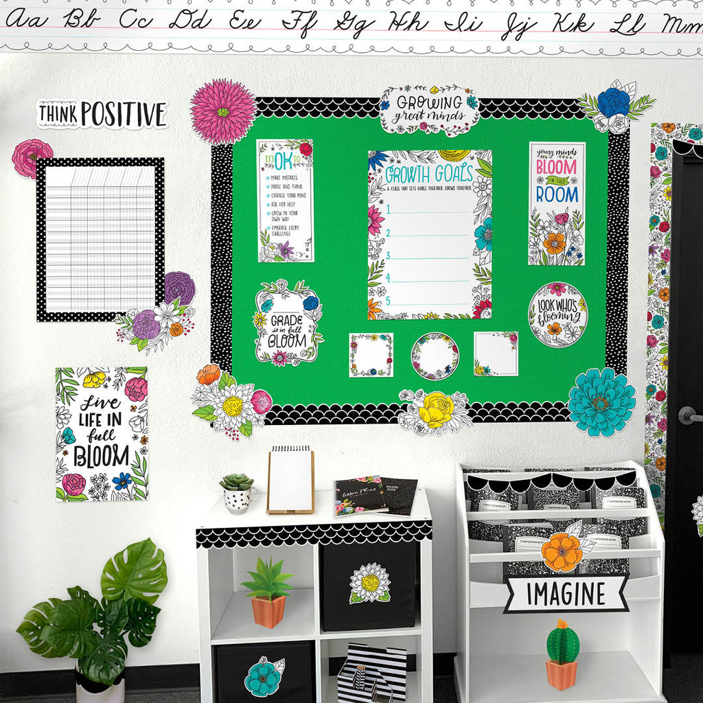 Blooming Minds Bulletin Board Set