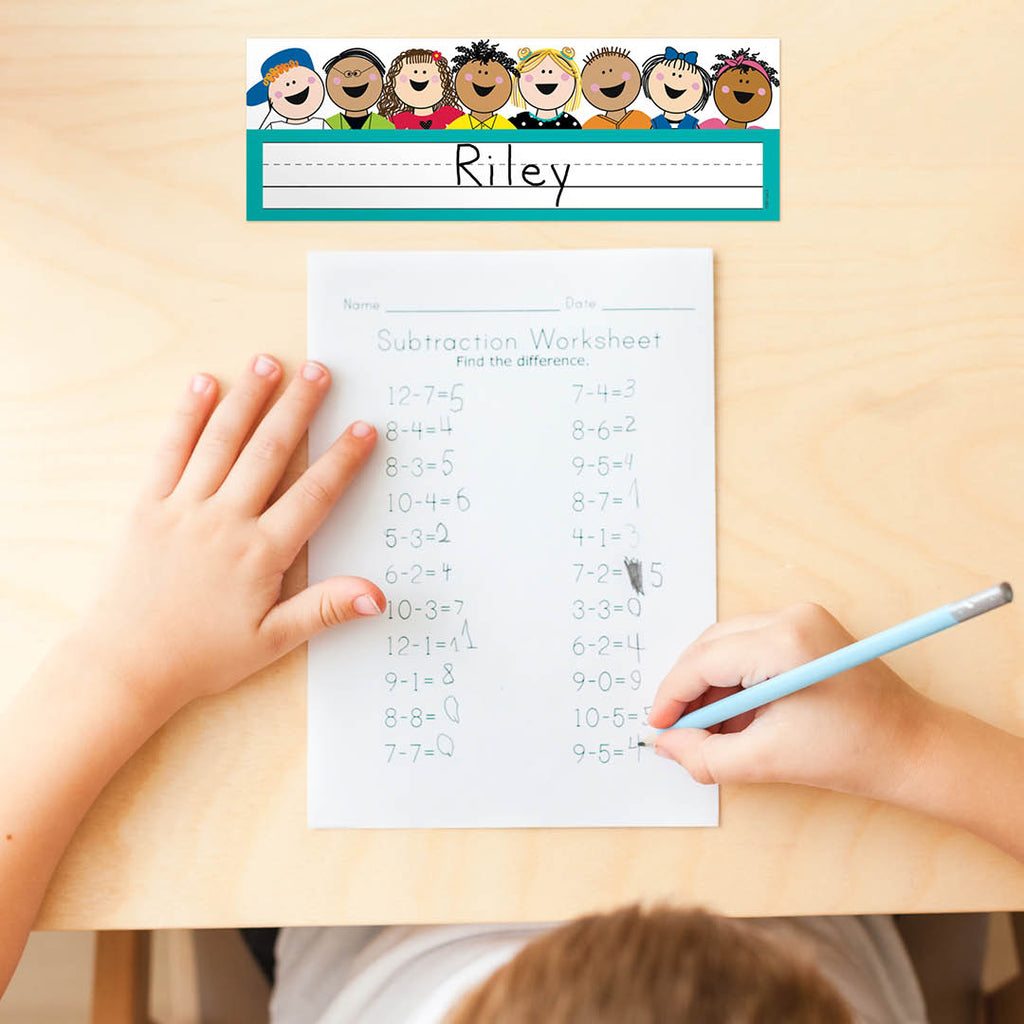 Stick Kids Name Plate