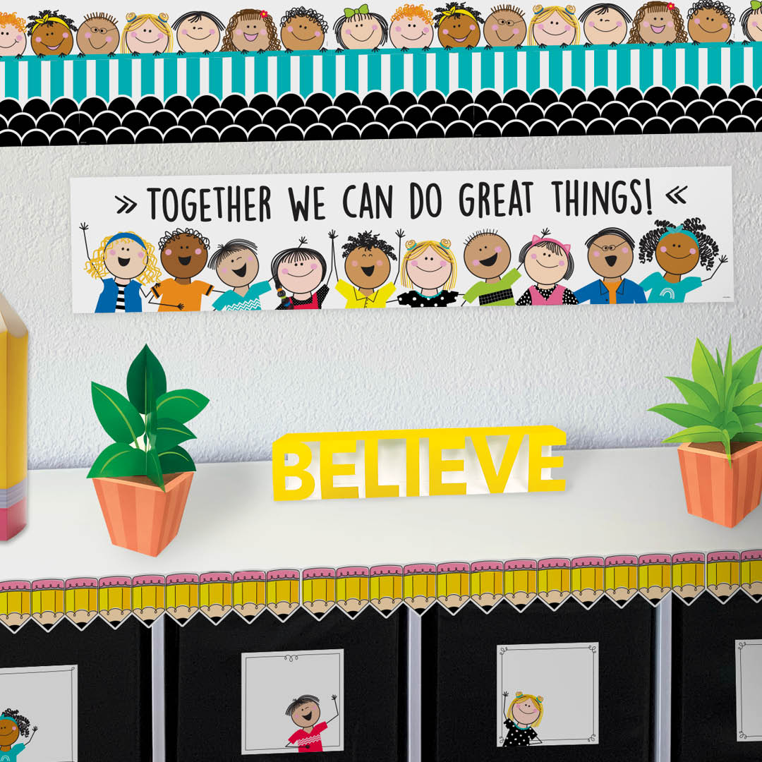 Stick Kids Welcome Banner