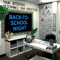 Palm Paradise Classroom Zoom Background