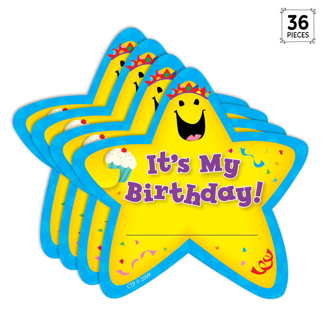 It's My Birthday! Star Badges