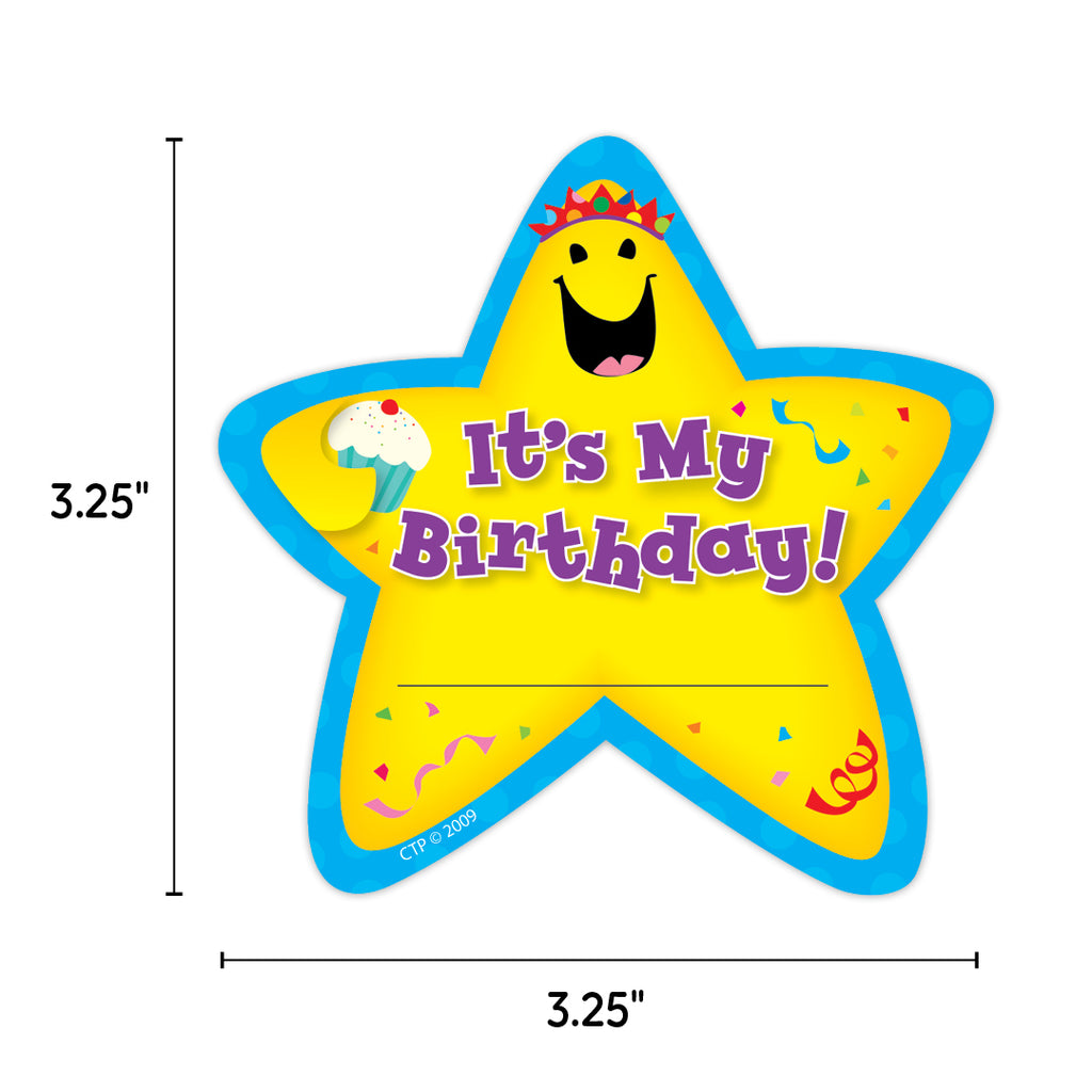 It's My Birthday! Star Badges