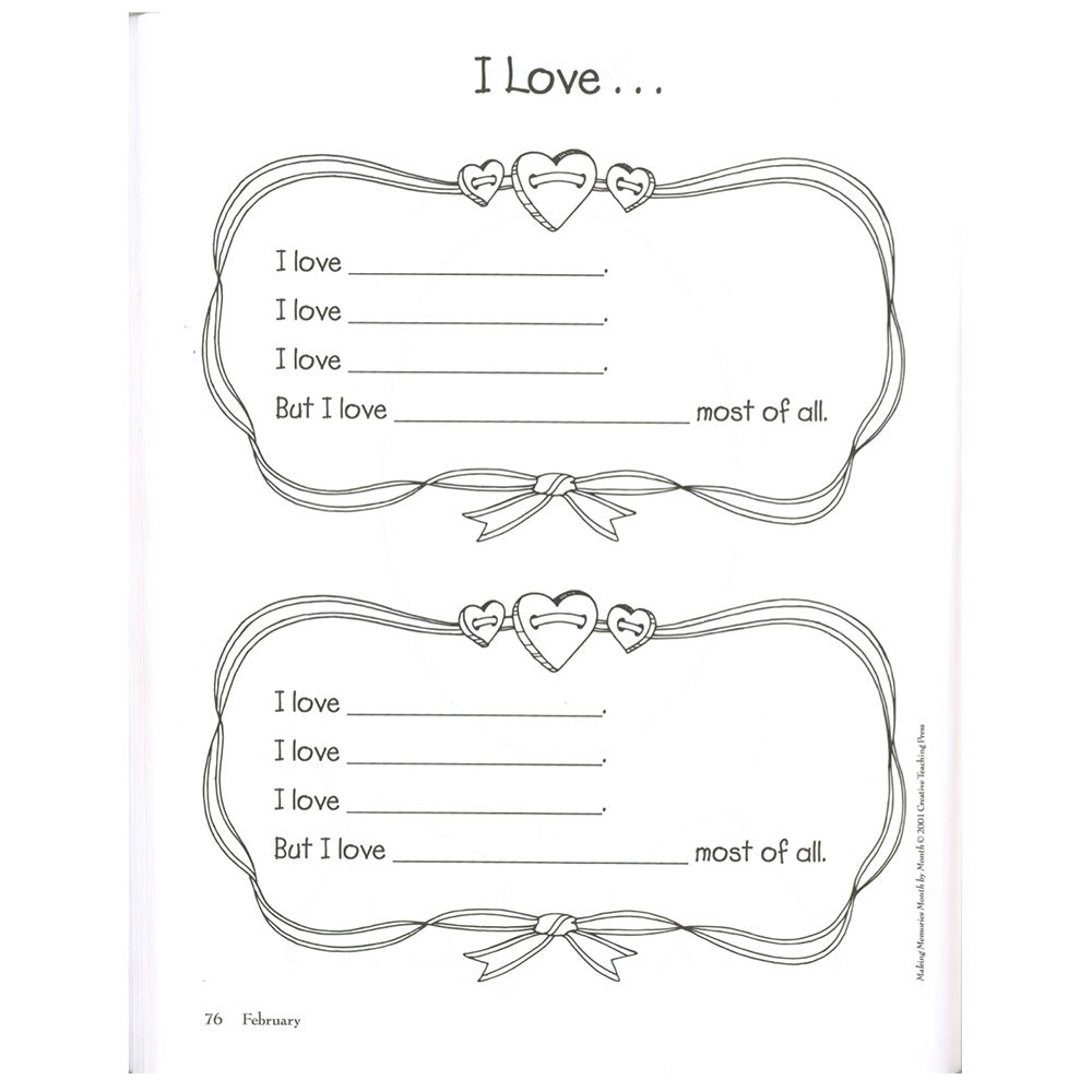 Valentine's Day Love Activity
