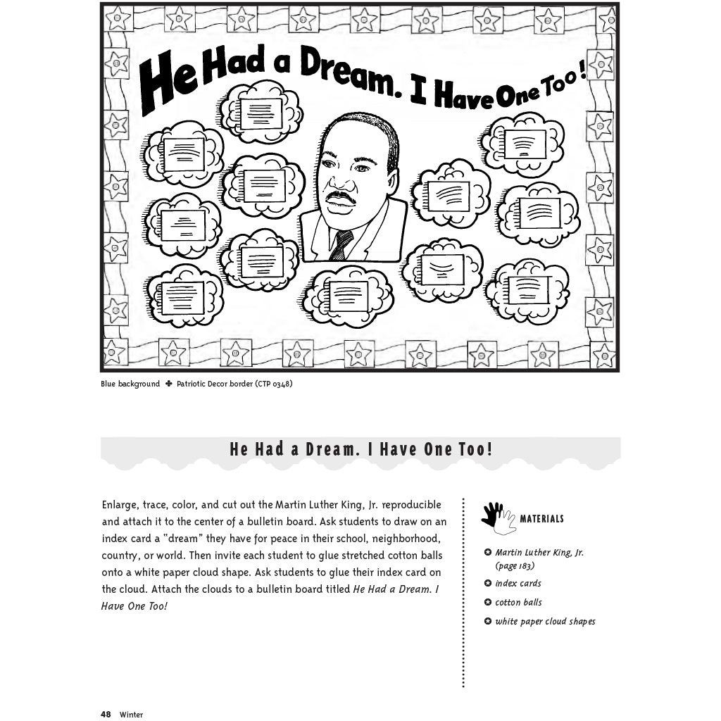 He Had a Dream and I Have One Too MLKJR Activity
