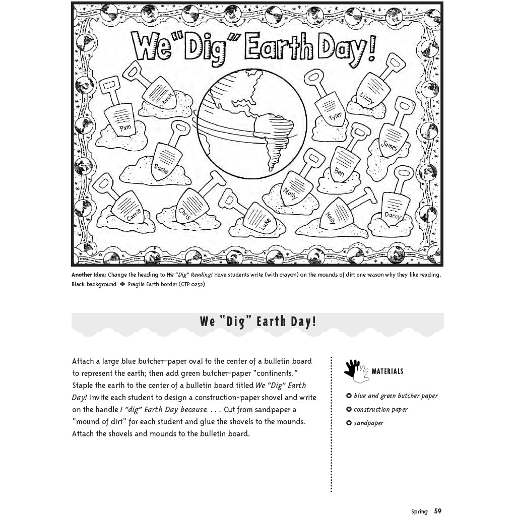 We Dig Earth Day Activity
