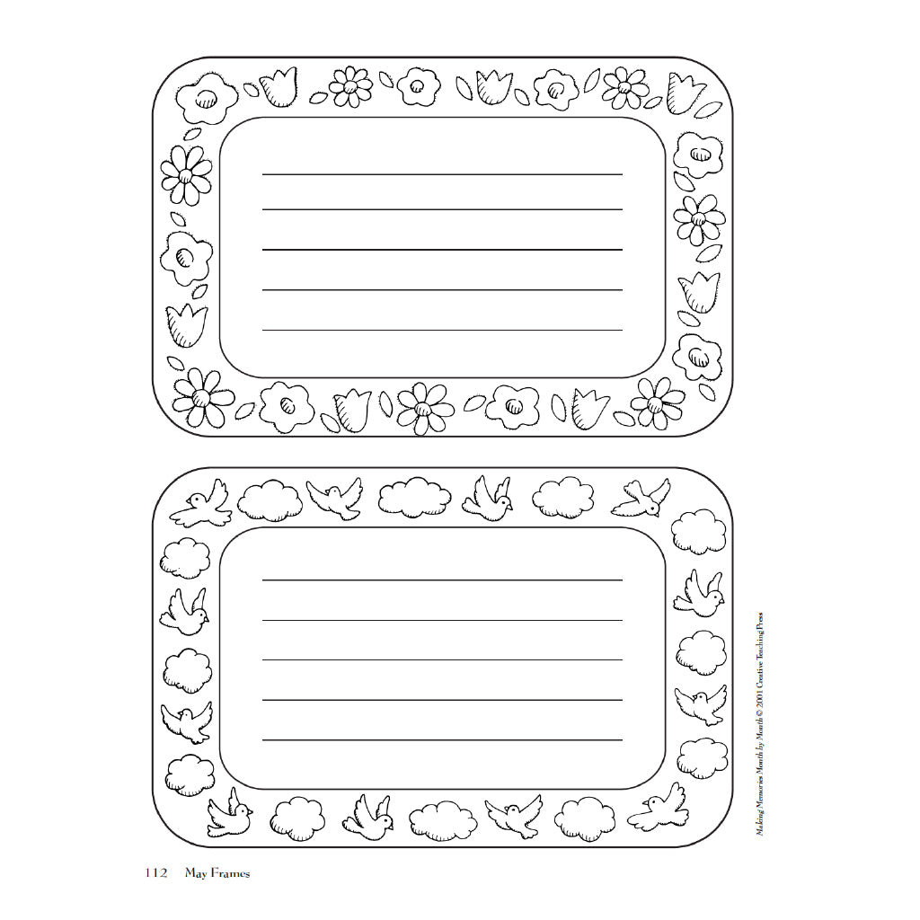 May Writing Label Activity – Creative Teaching Press