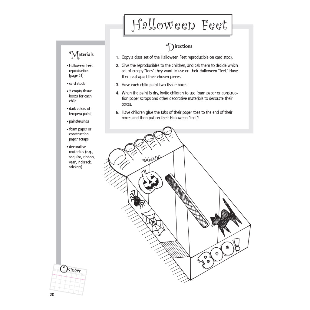 Halloween Feet Activity