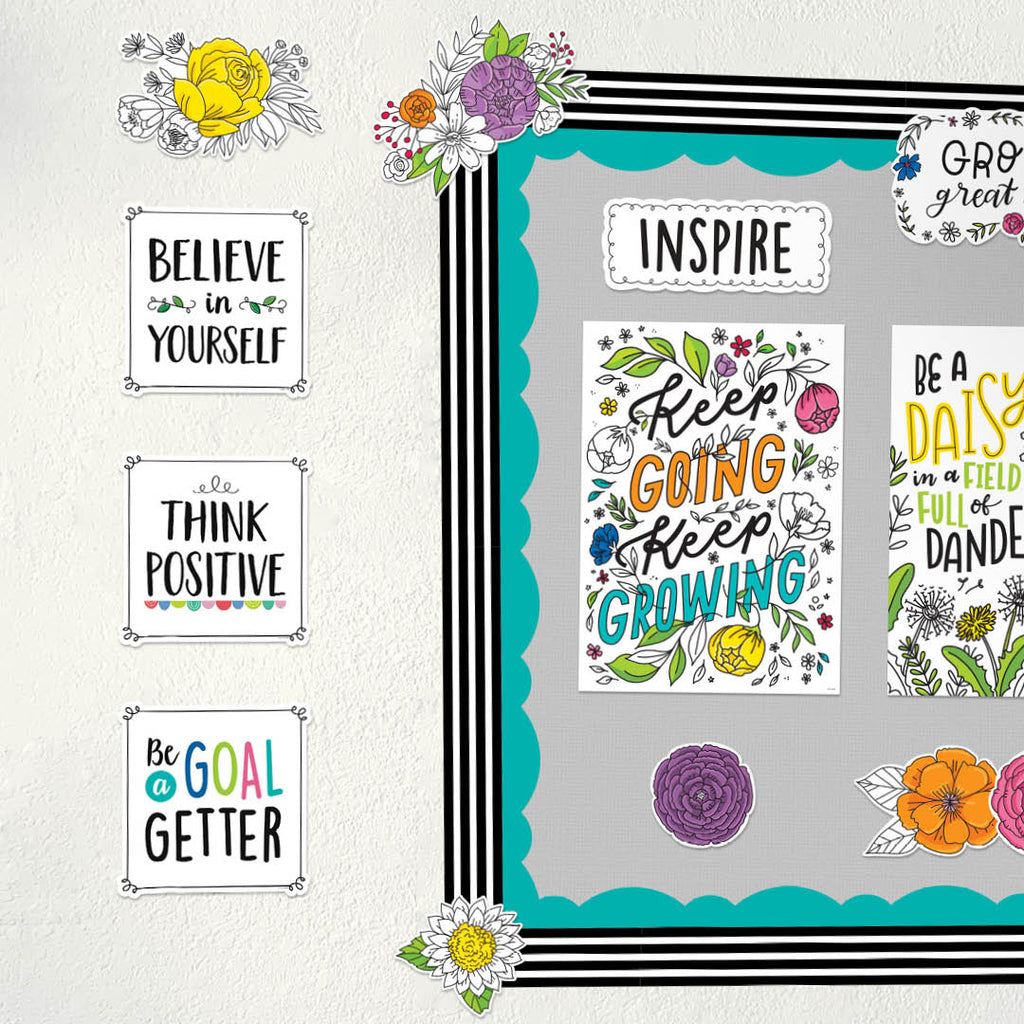 Positive Mindset 10" Designer Cut-Outs