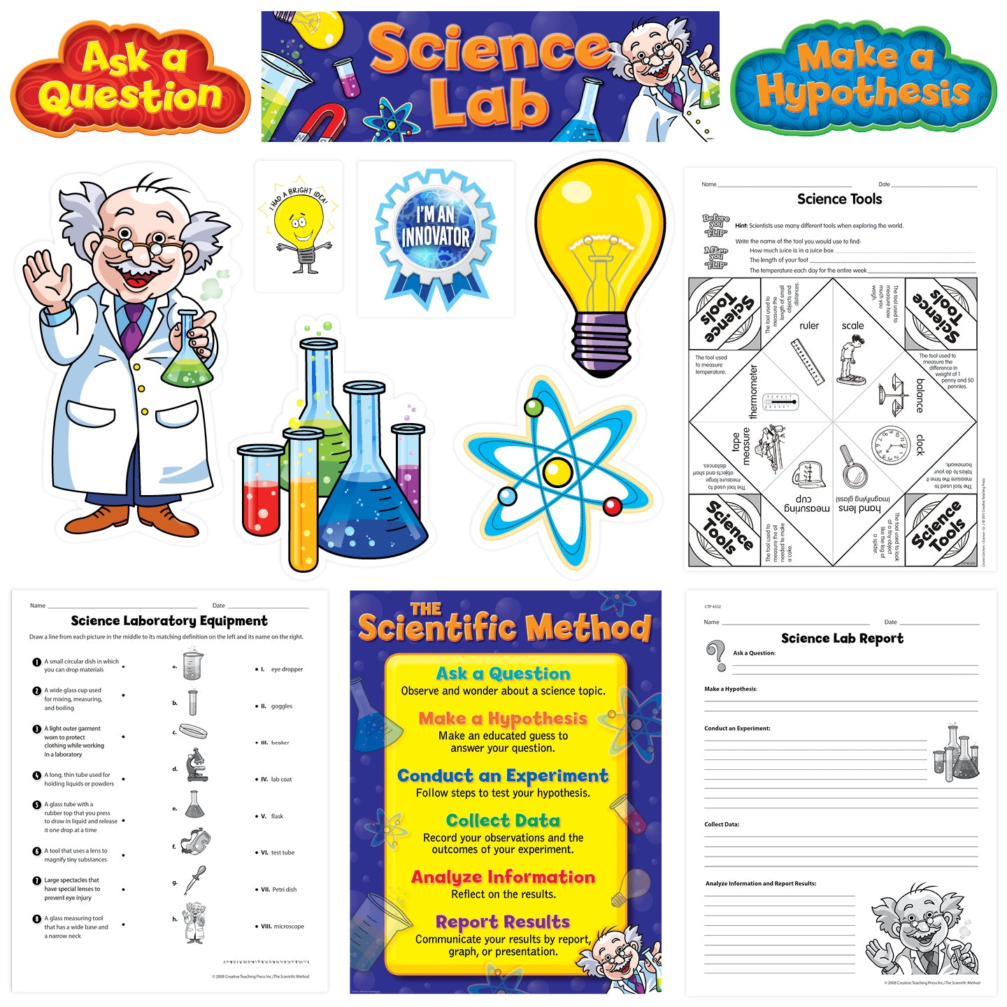 Science Fair Printable Decor Bundle