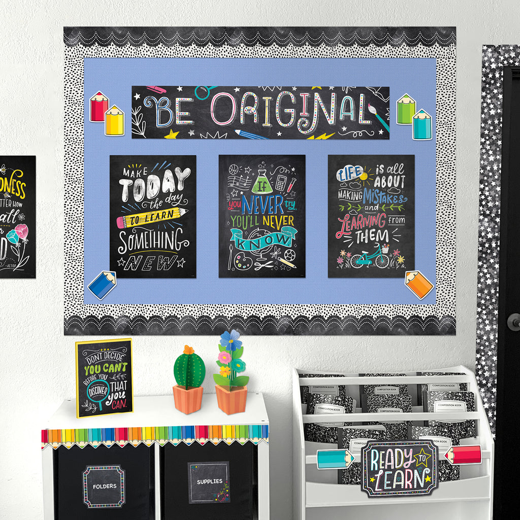 Chalk It Up! Colorful Inspiration Inspire U 4-Poster Convenience Pack