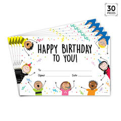 Stick Kids Happy Birthday Awards