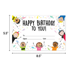 Stick Kids Happy Birthday Awards