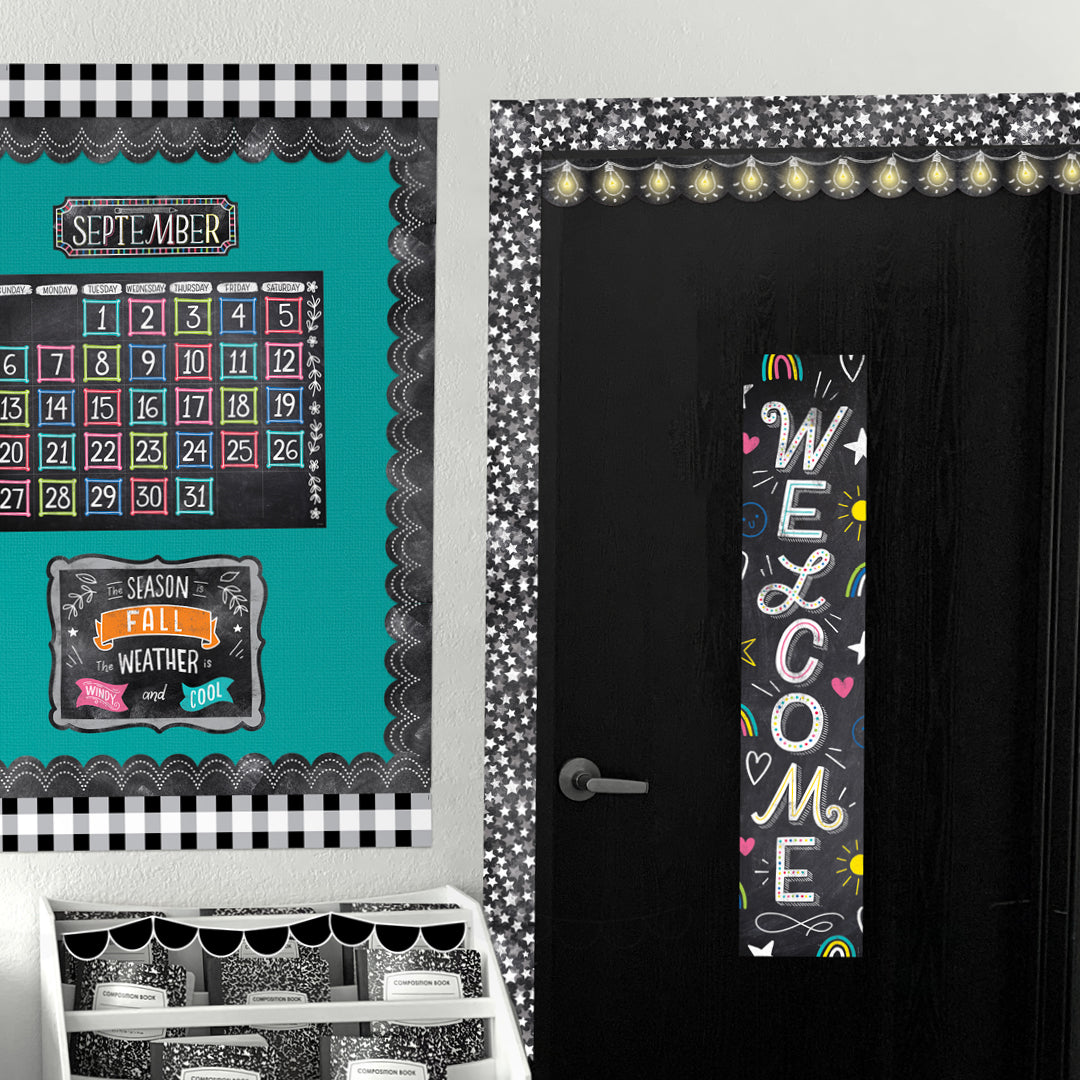 Chalk It Up! Welcome Banner