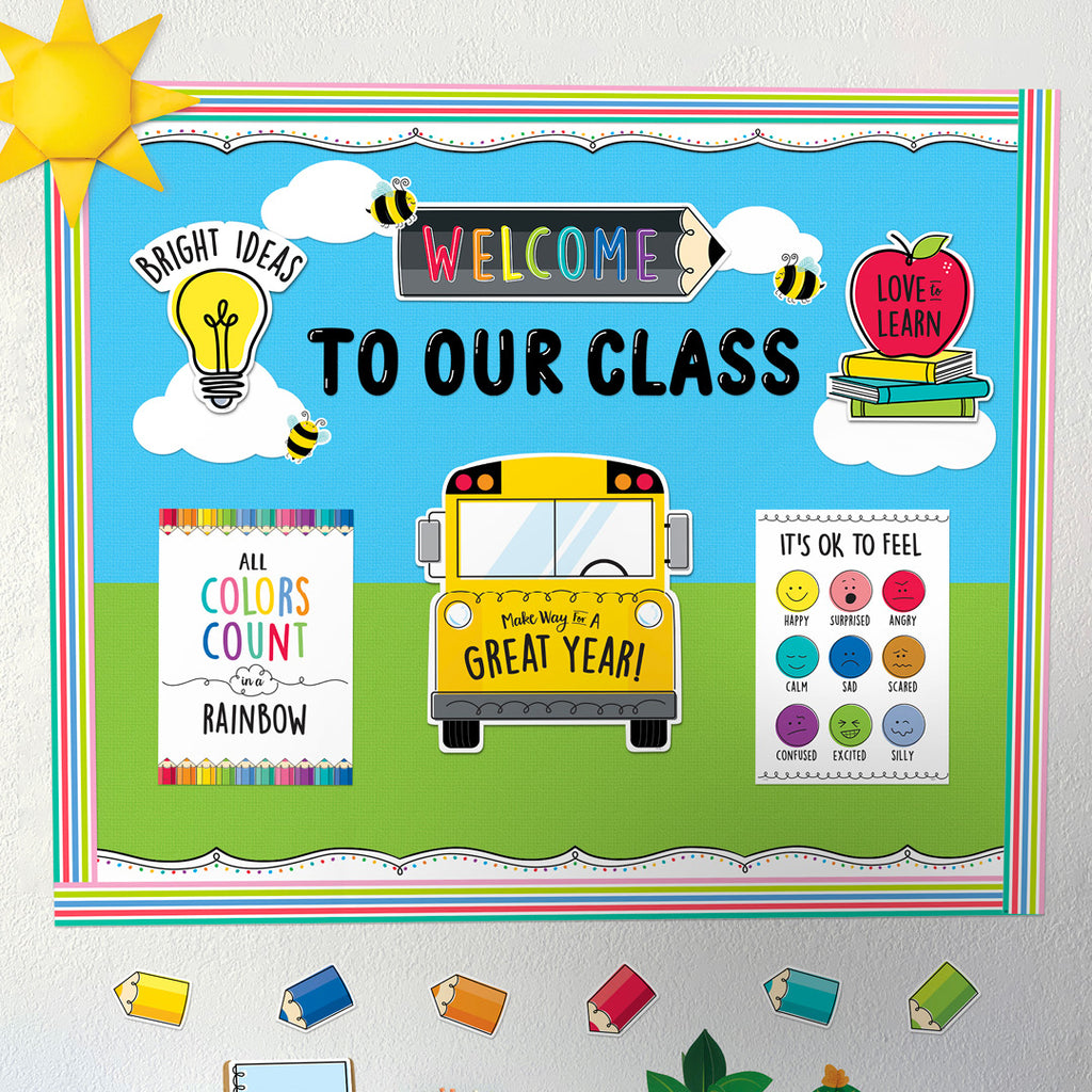 Core Decor Ready for School Bulletin Board