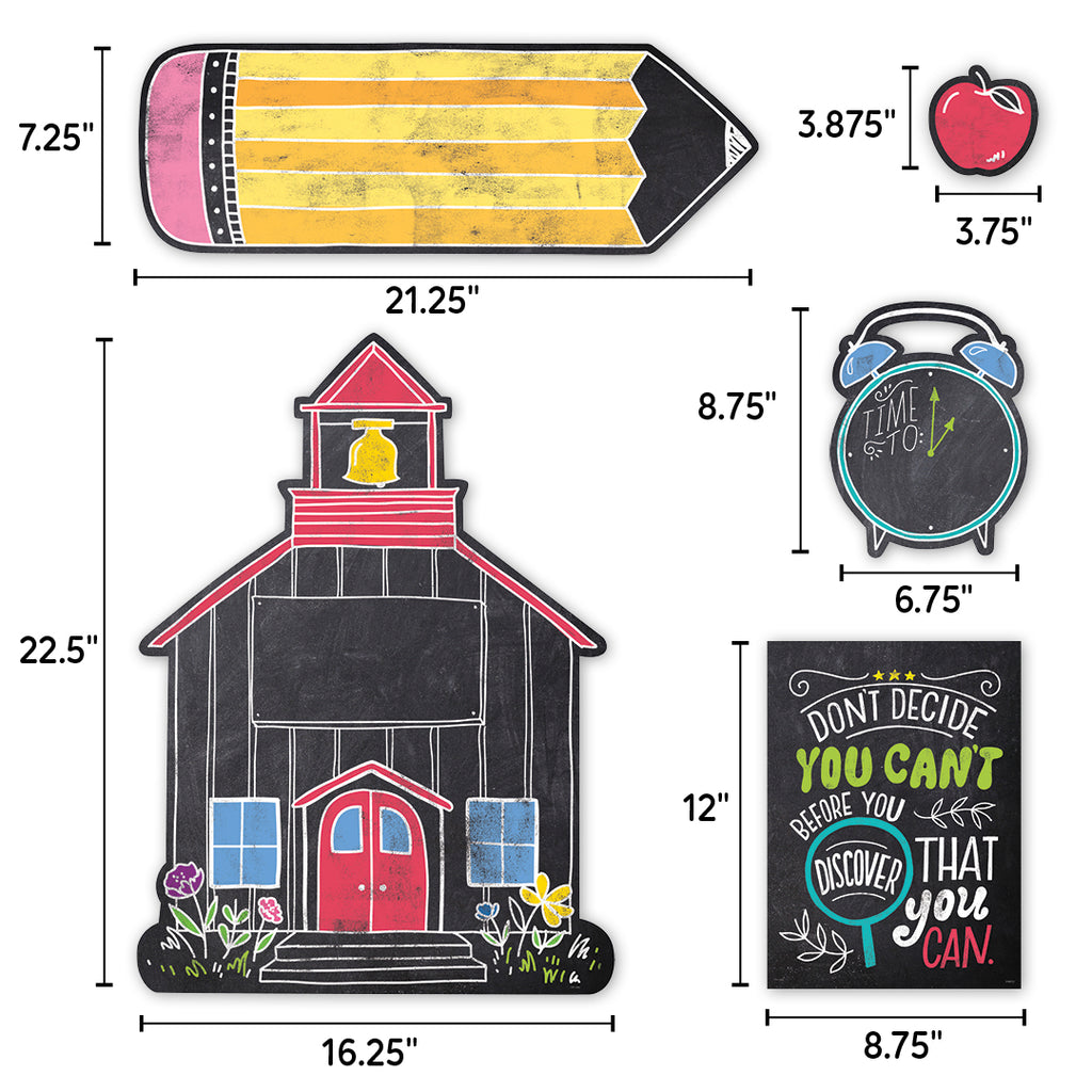 Chalk It Up! School Time Fun Bulletin Board