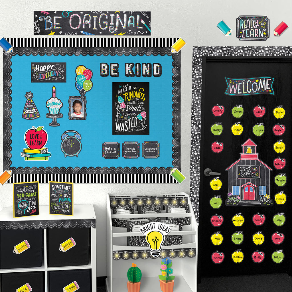 Chalk It Up! School Time Fun Bulletin Board