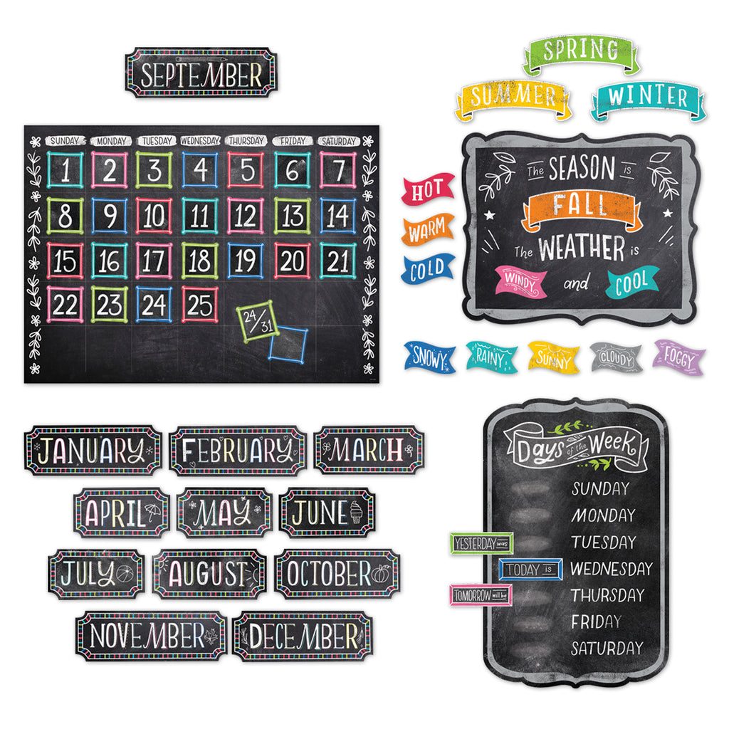 Chalk It Up! Calendar Set Bulletin Board – Creative Teaching Press chalk-it-up-calendar-set-bulletin-board-creative-teaching-press