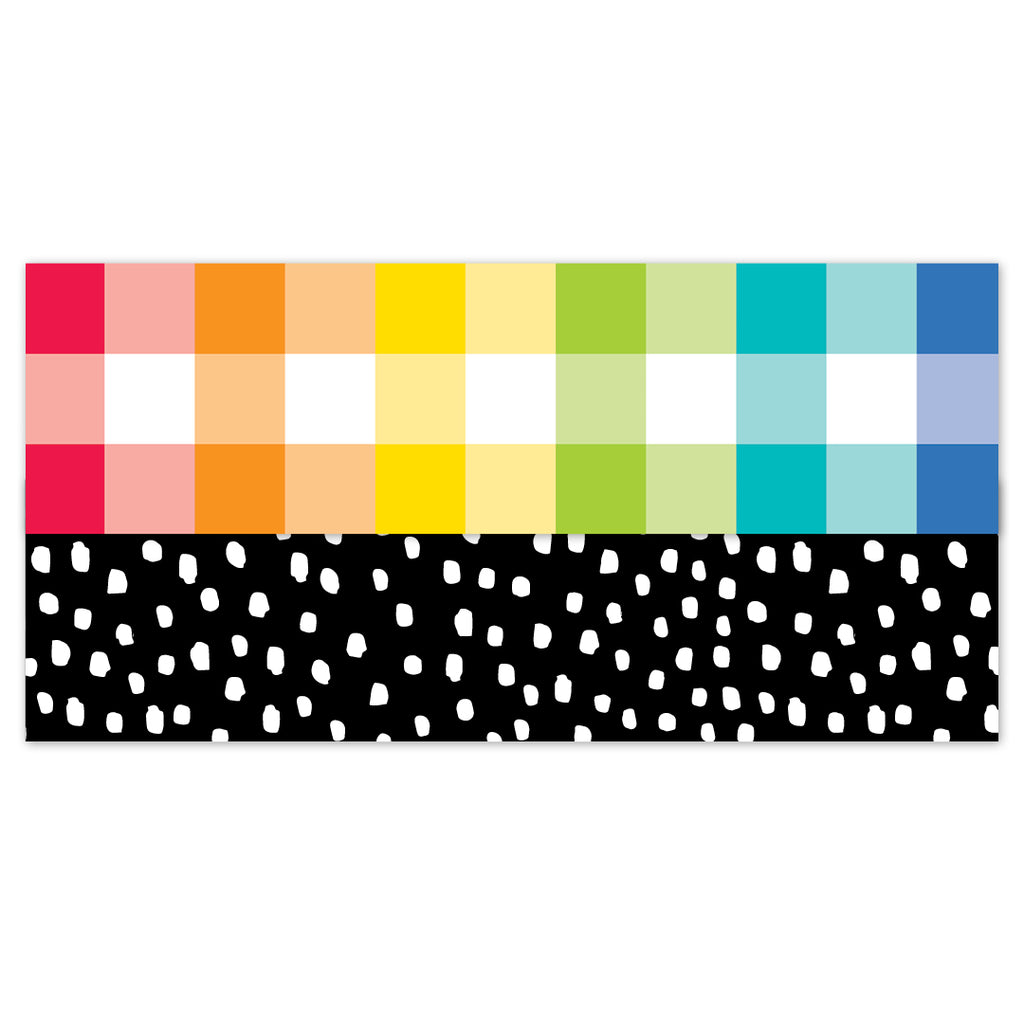 Core Decor Rainbow Buffalo Check EZ Border