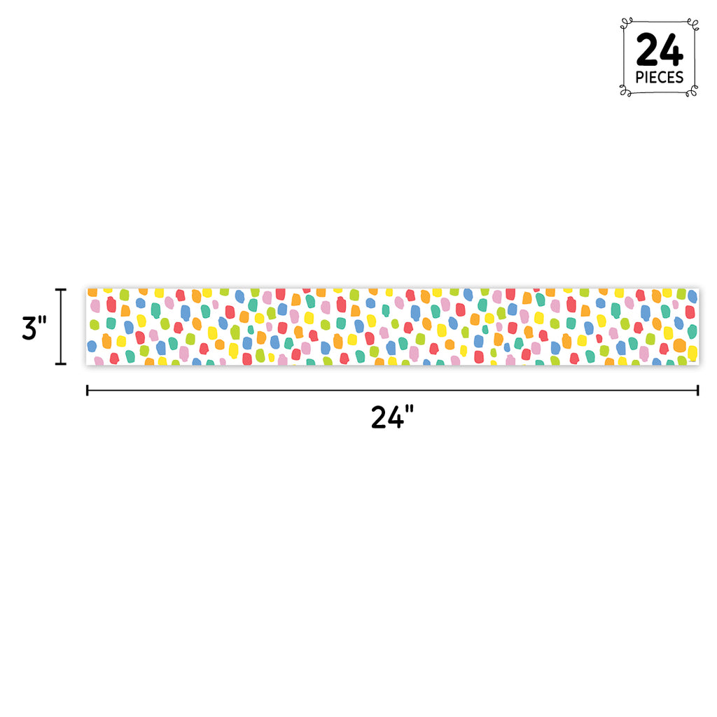 Core Decor Colorful Messy Dots EZ Border