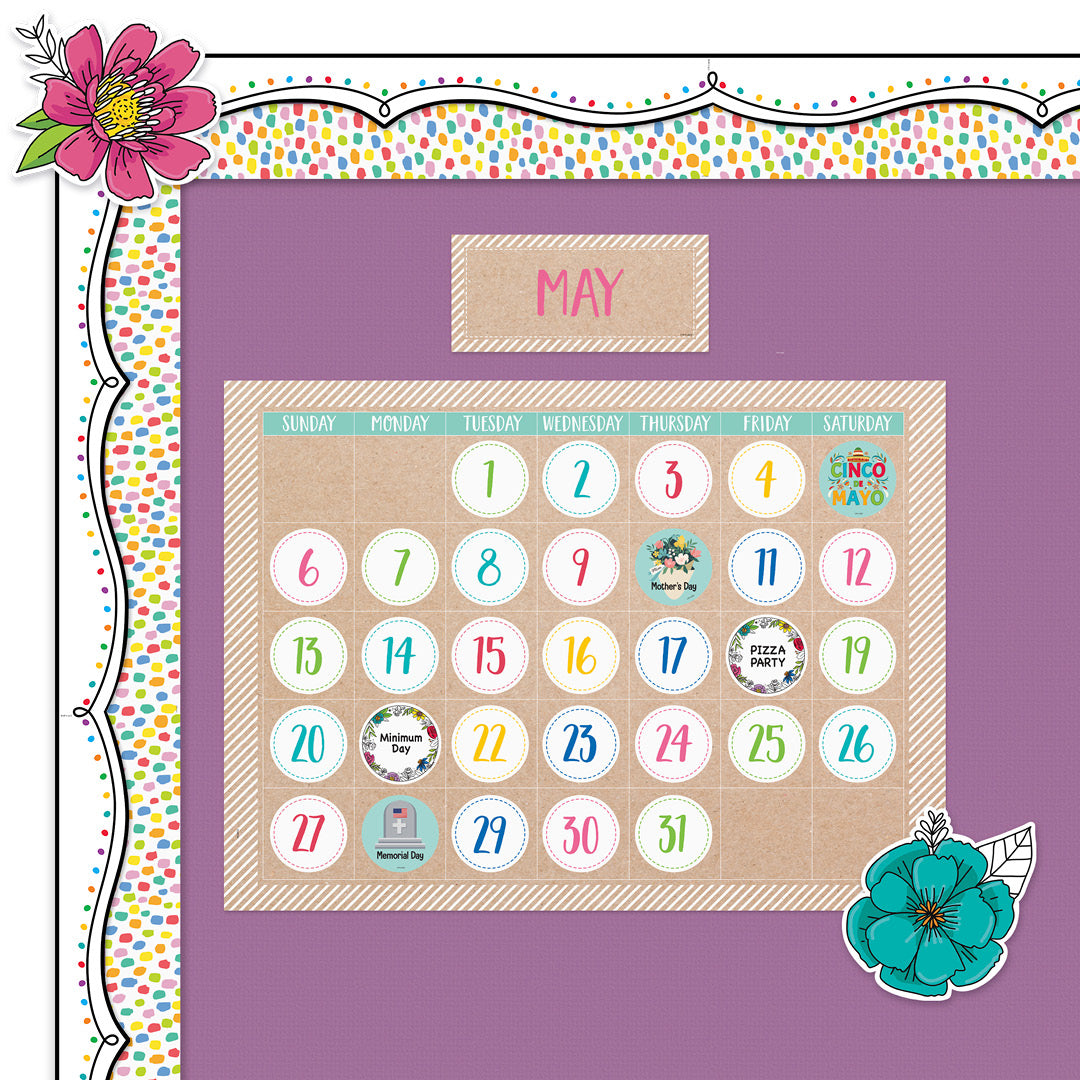 Core Decor Colorful Messy Dots EZ Border