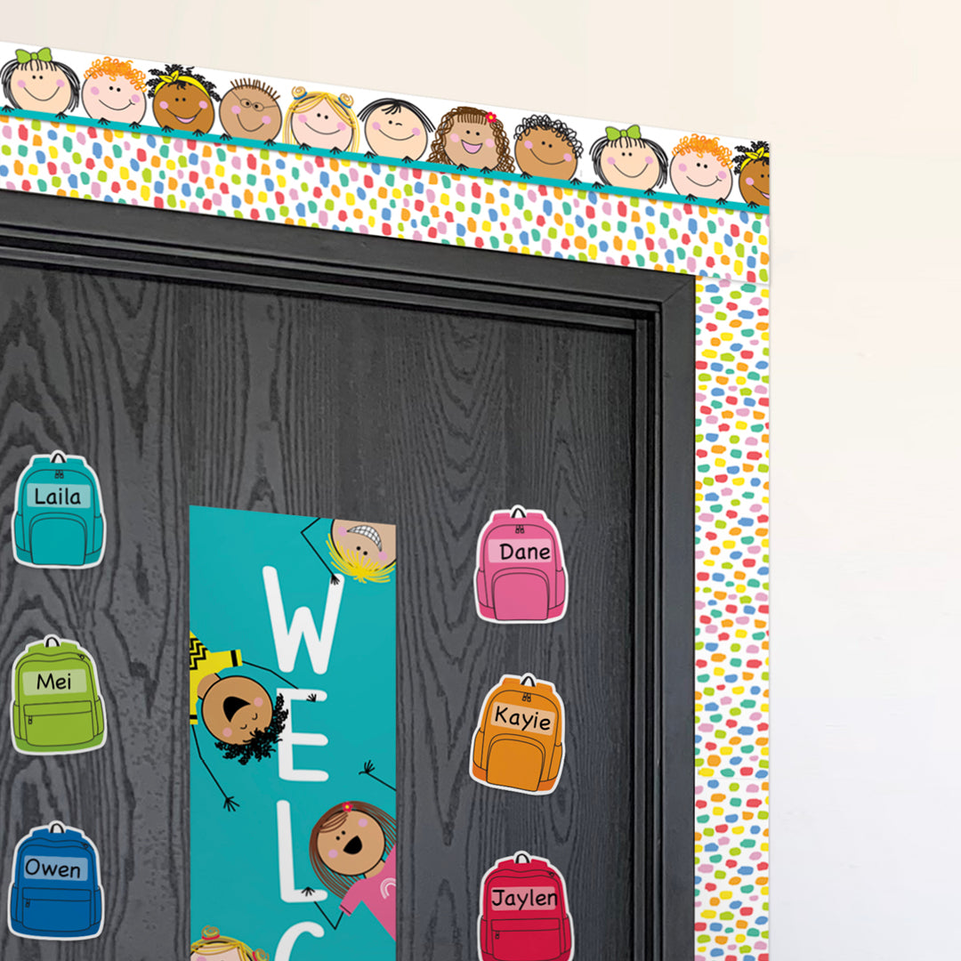 Core Decor Colorful Messy Dots EZ Border