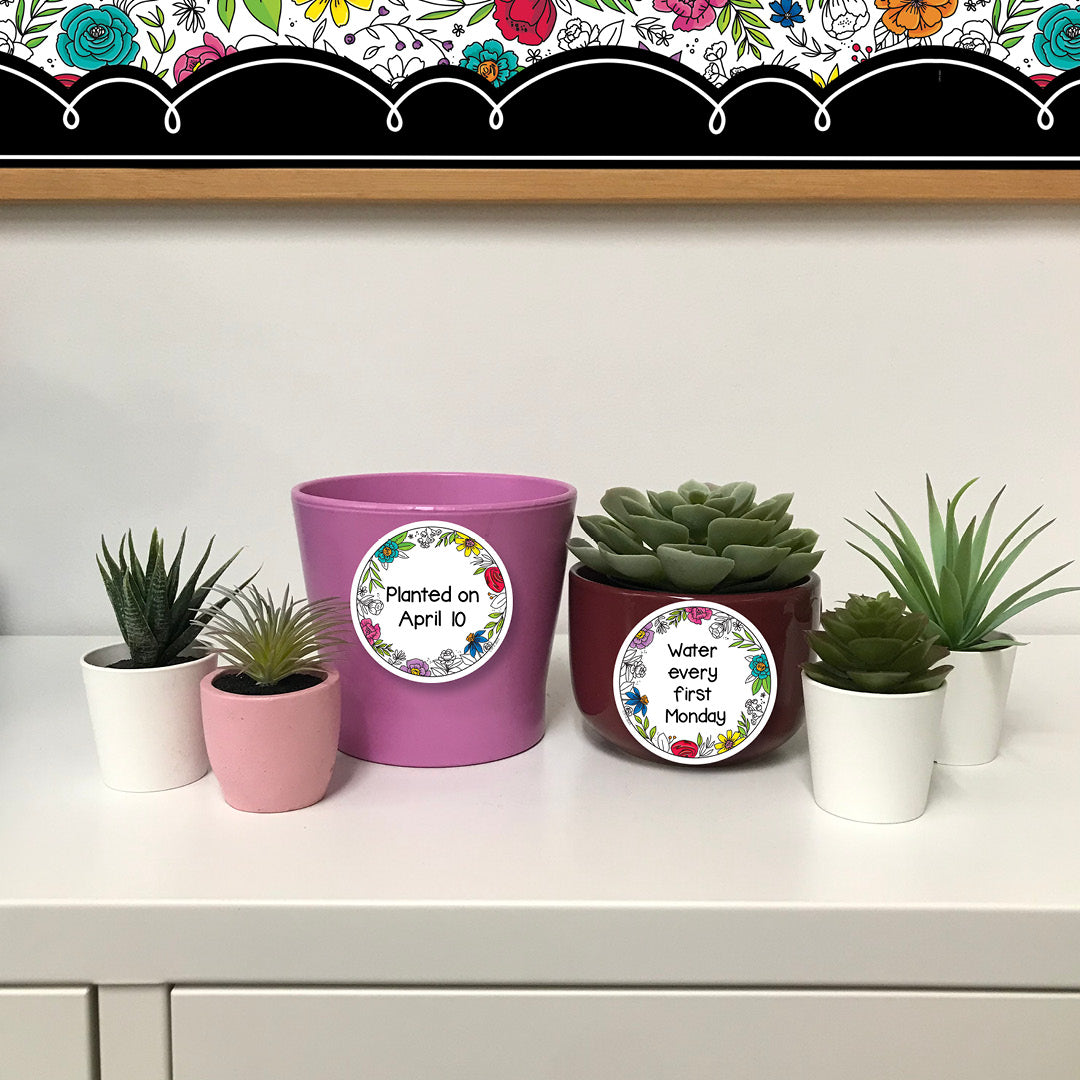 Bright Blooms 3" Designer Cut-Outs