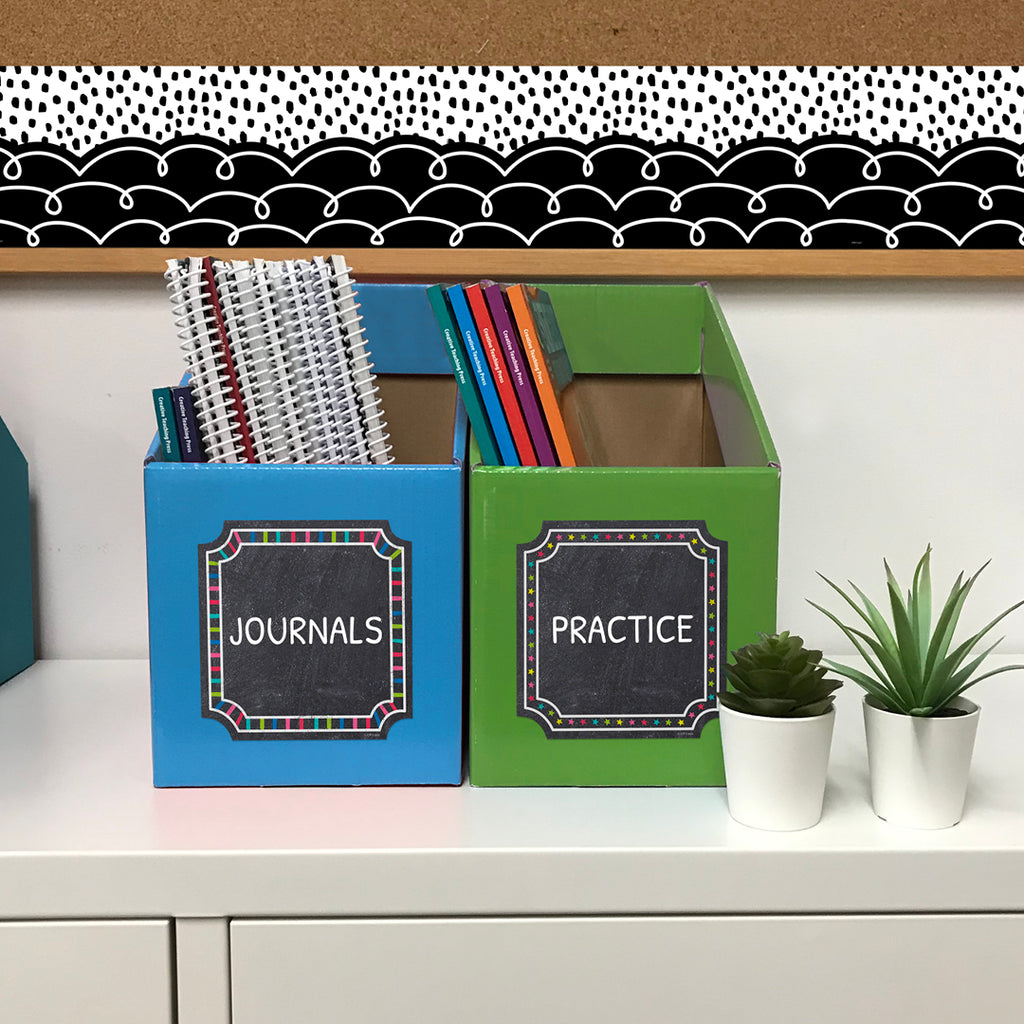 Chalk It Up! Colorful Chalk Cards 6" Designer Cut-Outs