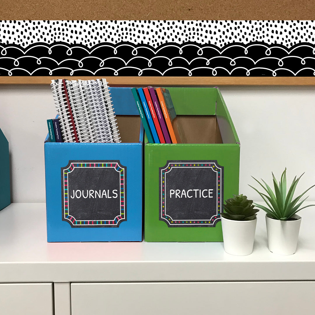 Chalk It Up! Colorful Chalk Cards 6" Designer Cut-Outs