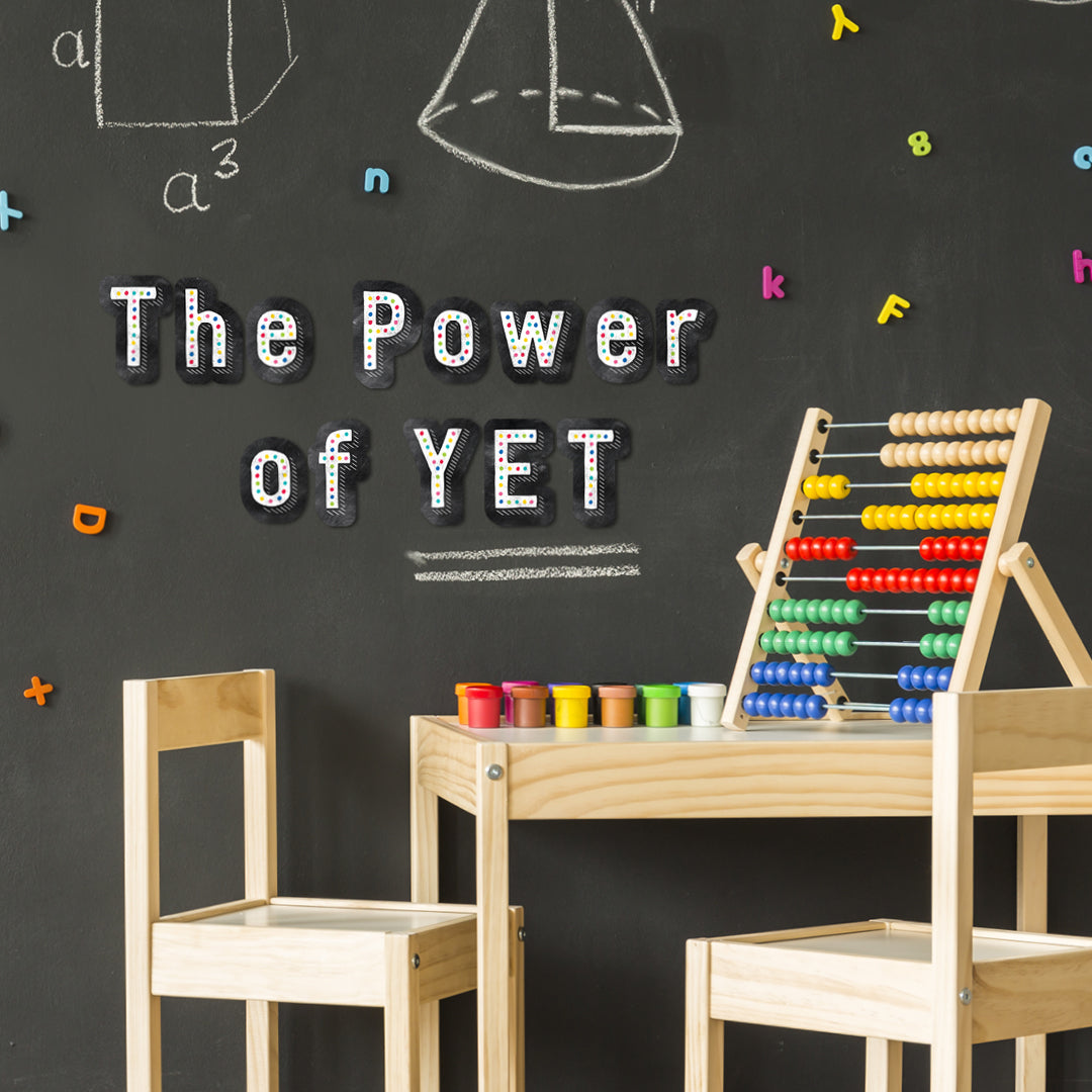 Chalk It Up! Colorful Chalk Designer Letters