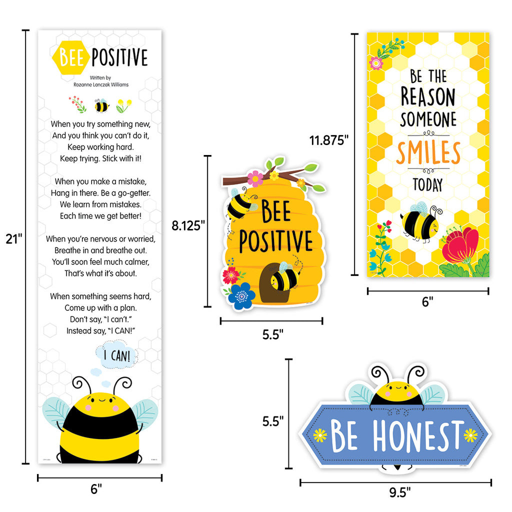 Busy Bees Bee Positive Mini Bulletin Board