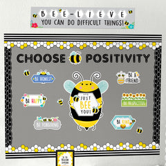 Busy Bees Bee Positive Mini Bulletin Board