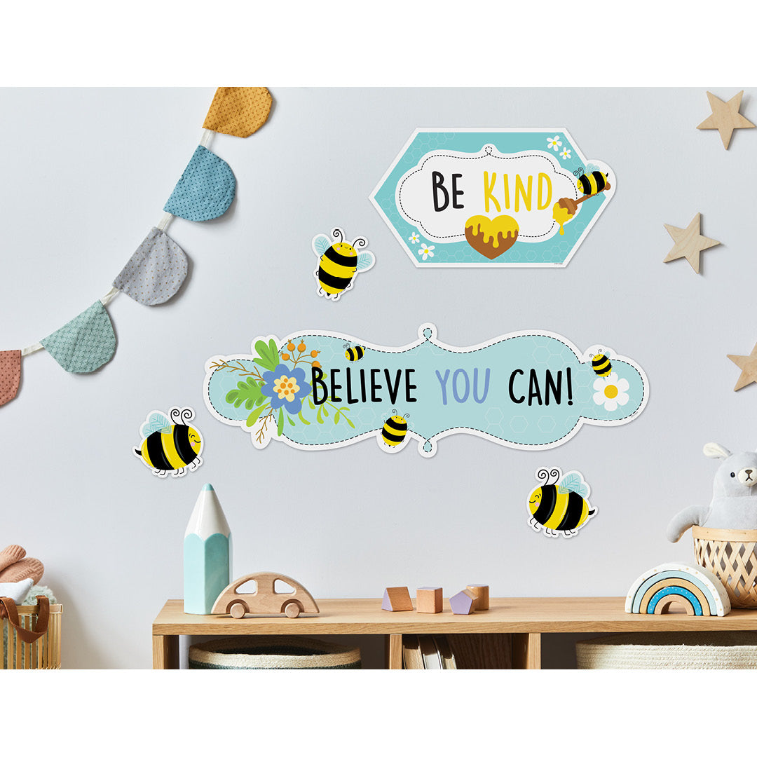 Busy Bees Bee Positive Mini Bulletin Board