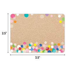 Krafty Pop Colorful Kraft Bubbles Labels