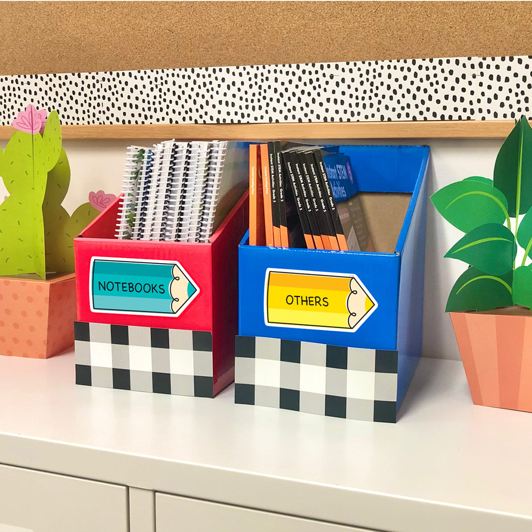 Core Decor Colorful Doodle Pencils 6" Designer Cut-Outs