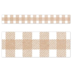 Krafty Pop Kraft Buffalo Check EZ Border